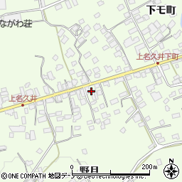 青森県三戸郡南部町上名久井中町周辺の地図