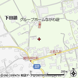 青森県三戸郡南部町上名久井伊勢堂下7周辺の地図