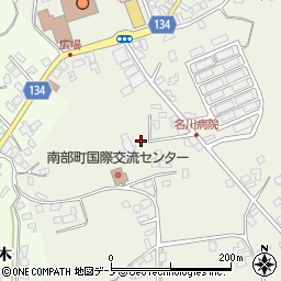 青森県南部町（三戸郡）平（虚空蔵）周辺の地図