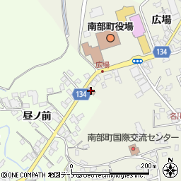 上名久井郵便局周辺の地図