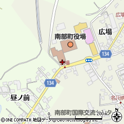三戸警察署　名川駐在所周辺の地図