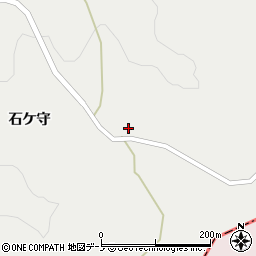青森県三戸郡新郷村西越石ケ守周辺の地図