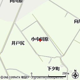 青森県三戸郡南部町上名久井小中川原周辺の地図