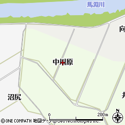 青森県南部町（三戸郡）上名久井（中川原）周辺の地図
