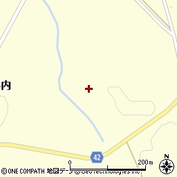 青森県三戸郡階上町平内鹿糠周辺の地図