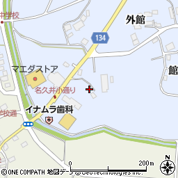 青森県三戸郡南部町下名久井如来堂周辺の地図