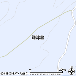 青森県三戸郡階上町金山沢鎌津倉周辺の地図