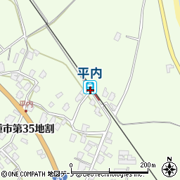 平内駅周辺の地図