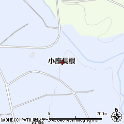 青森県三戸郡南部町下名久井小座長根周辺の地図