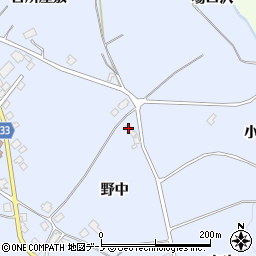 青森県三戸郡南部町下名久井野中1周辺の地図