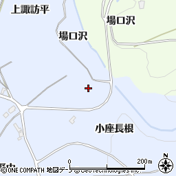 青森県南部町（三戸郡）下名久井（場口沢）周辺の地図