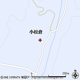 青森県階上町（三戸郡）金山沢（小松倉）周辺の地図