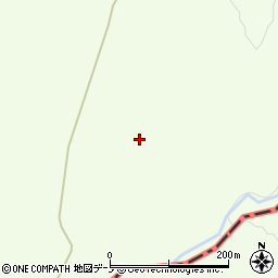 青森県三戸郡階上町道仏蔦木周辺の地図