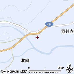 青森県三戸郡新郷村戸来北向11周辺の地図