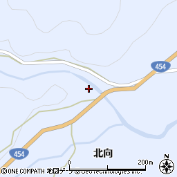 青森県三戸郡新郷村戸来北向42周辺の地図