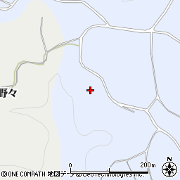 青森県南部町（三戸郡）虎渡（三七久保）周辺の地図