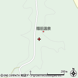 福田温泉癒楽家福泉周辺の地図