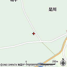 青森県八戸市是川鴨平30周辺の地図