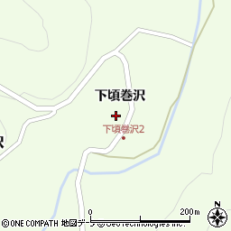 青森県八戸市南郷大字頃巻沢下頃巻沢15周辺の地図