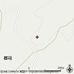 青森県三戸郡新郷村西越沢向周辺の地図