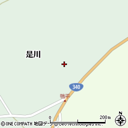 青森県八戸市是川桃ノ窪周辺の地図