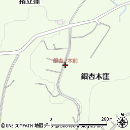銀杏ノ木前周辺の地図