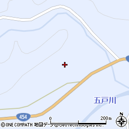 青森県新郷村（三戸郡）戸来（森ノ上）周辺の地図