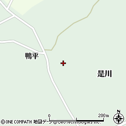青森県八戸市是川鴨平35周辺の地図