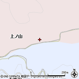 青森県三戸郡南部町剣吉上ノ沢周辺の地図