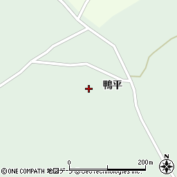 青森県八戸市是川鴨平22周辺の地図