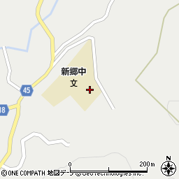 青森県三戸郡新郷村西越佐野平周辺の地図