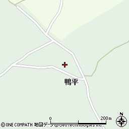 青森県八戸市是川鴨平16周辺の地図