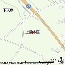 青森県三戸郡階上町道仏上桑木窪周辺の地図