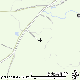 青森県三戸郡階上町道仏上大古里周辺の地図