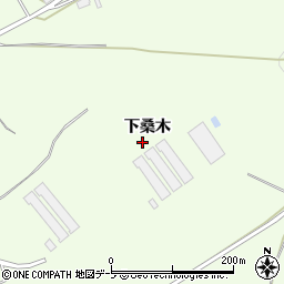 青森県三戸郡階上町道仏下桑木周辺の地図