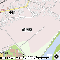 青森県三戸郡南部町剣吉前河原周辺の地図