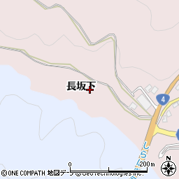 青森県三戸郡南部町剣吉長坂下周辺の地図