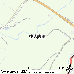 青森県階上町（三戸郡）道仏（中大古里）周辺の地図