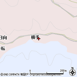 青森県三戸郡南部町剣吉横手周辺の地図