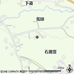 青森県三戸郡階上町道仏石渡窪12周辺の地図