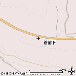 青森県三戸郡南部町剣吉蒼前下周辺の地図