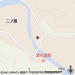 青森県平川市碇ヶ関久吉（東田）周辺の地図