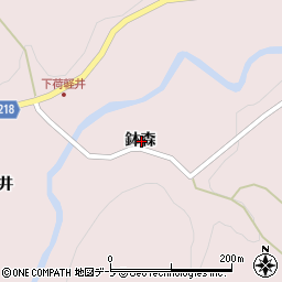 青森県三戸郡五戸町手倉橋鉢森周辺の地図