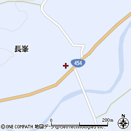 青森県新郷村（三戸郡）戸来（長峯）周辺の地図
