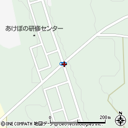 あけぼの団地入口周辺の地図