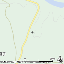 青森県八戸市是川六羅窪周辺の地図