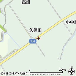 青森県三戸郡南部町福田久保田周辺の地図