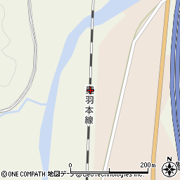 青森県平川市碇ヶ関（蛇石）周辺の地図
