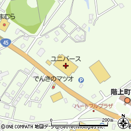 みちのく銀行ユニバース階上店 ＡＴＭ周辺の地図