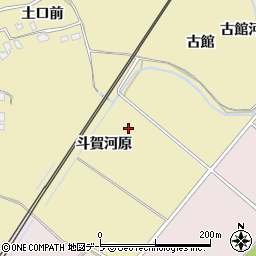 青森県三戸郡南部町斗賀松前河原周辺の地図